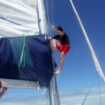 Manoeuvre pour baisser les voiles