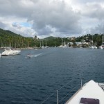 Arrivée à Marigot Bay