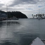 Marigot Bay vue de l'intérieur