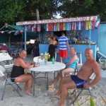 Relaxation sur la plage de Mayreau